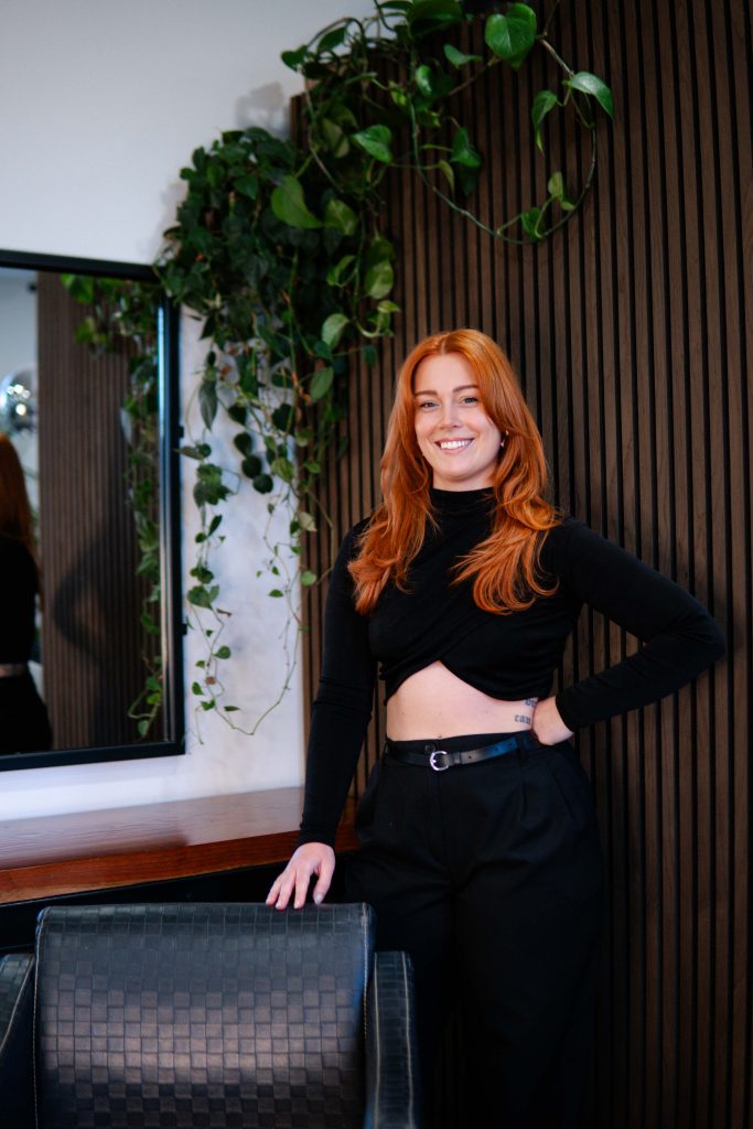 Ronjah Viberg, Senior Artist at Iron + Ivy Hair Studio, Queenstown
