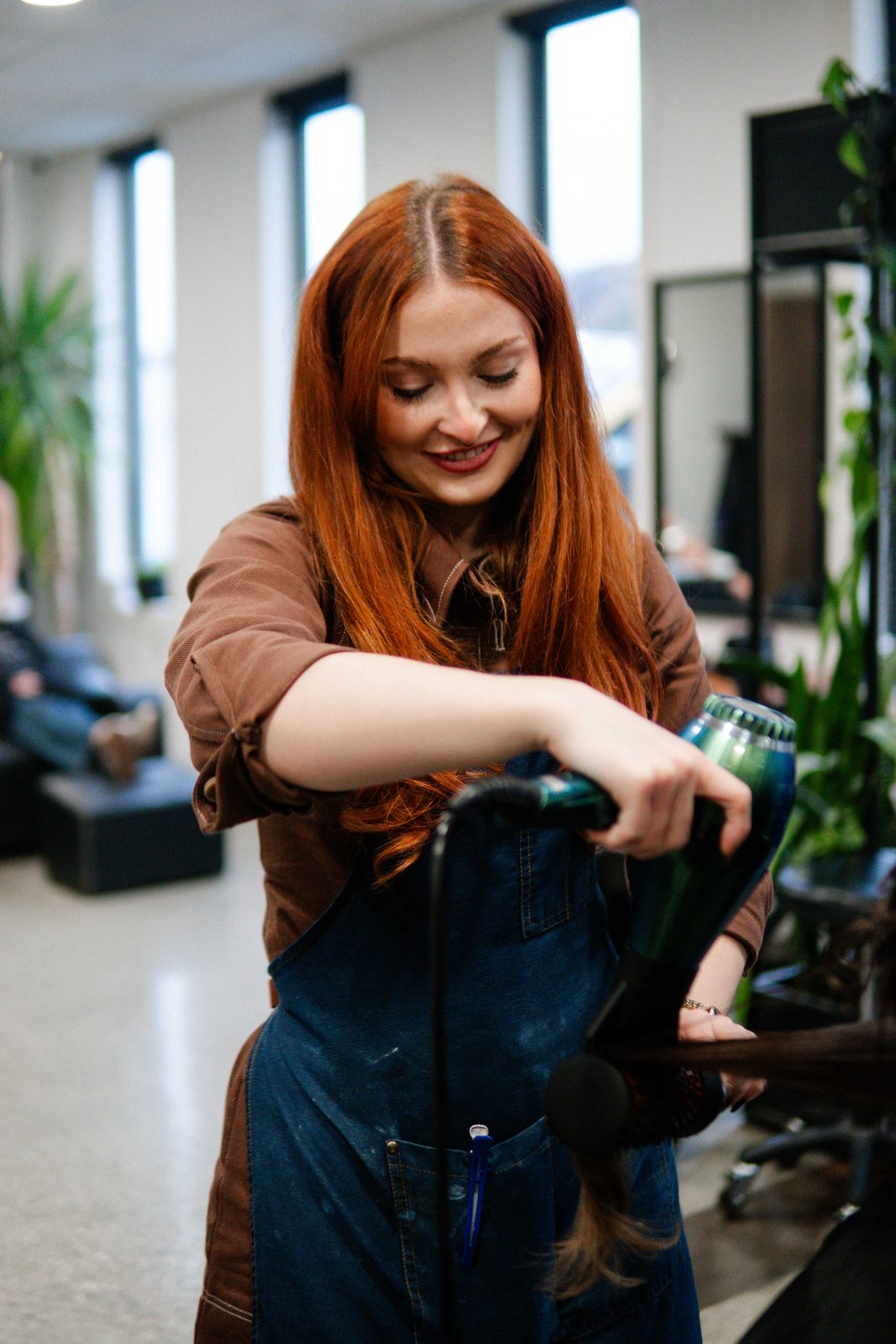 Blow-dry service at Iron + Ivy Hair Studio, Queenstown