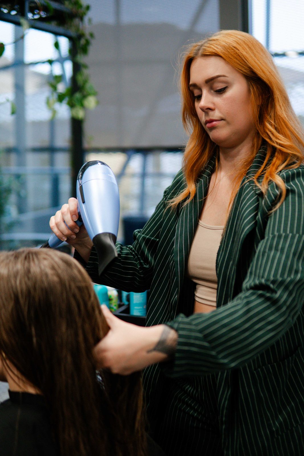 Blow-wave styling at Iron + Ivy Hair Studio, Queenstown