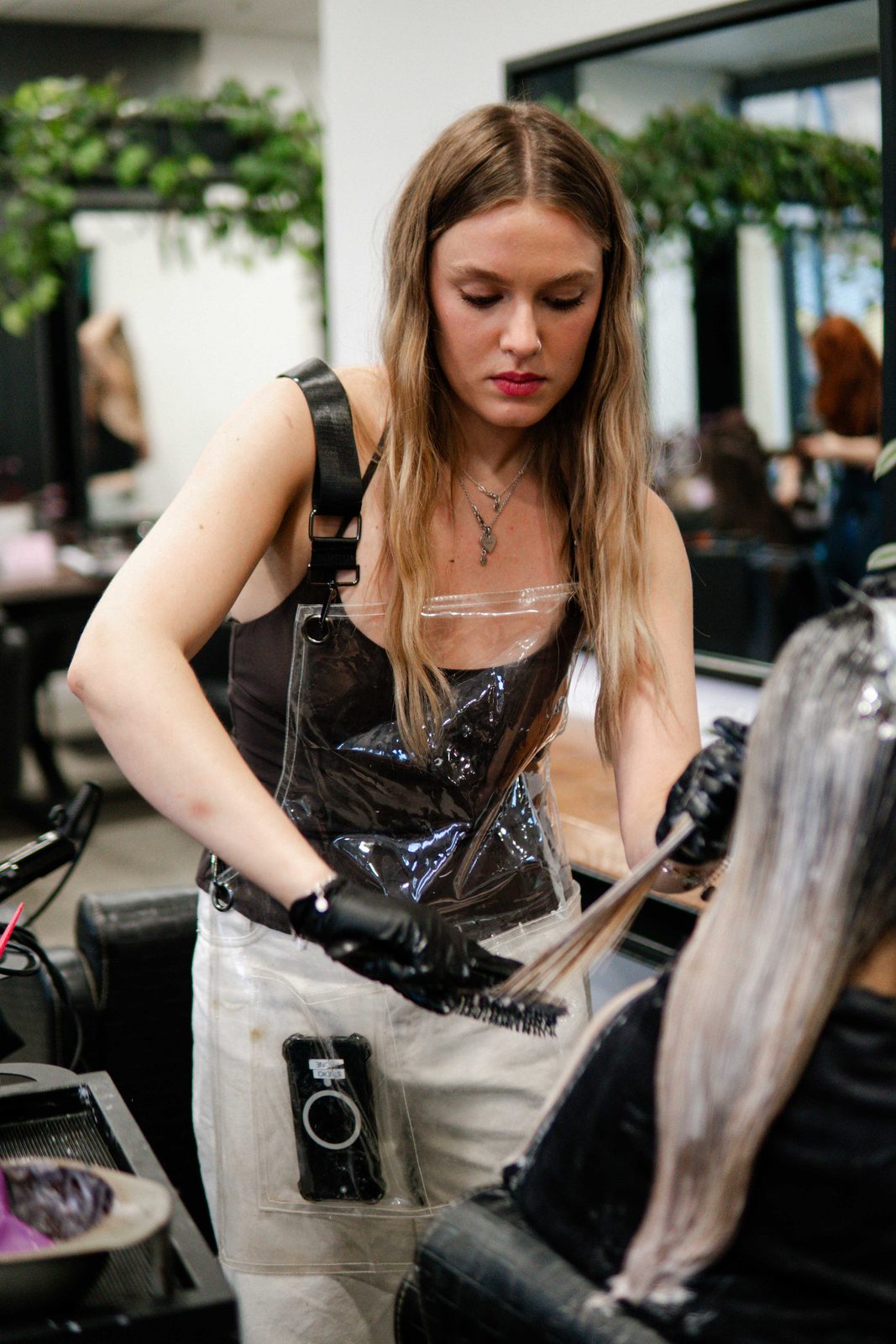 Lived-in balayage technique at Iron + Ivy Hair Studio, Queenstown